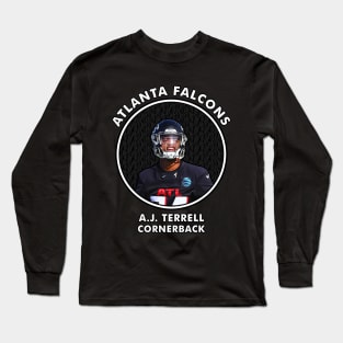 A.J. TERRELL - CB - ATLANTA FALCONS Long Sleeve T-Shirt